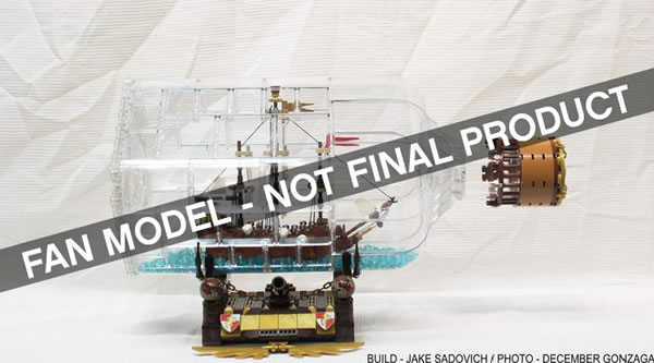 Lego ship in deals a bottle price